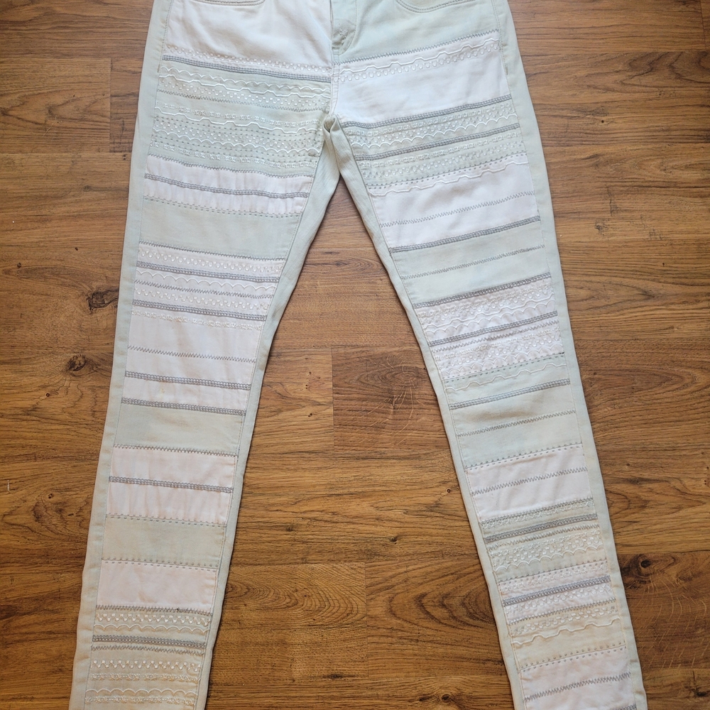 Blank NYC Light Cream Denim Jeans Women's Size 28